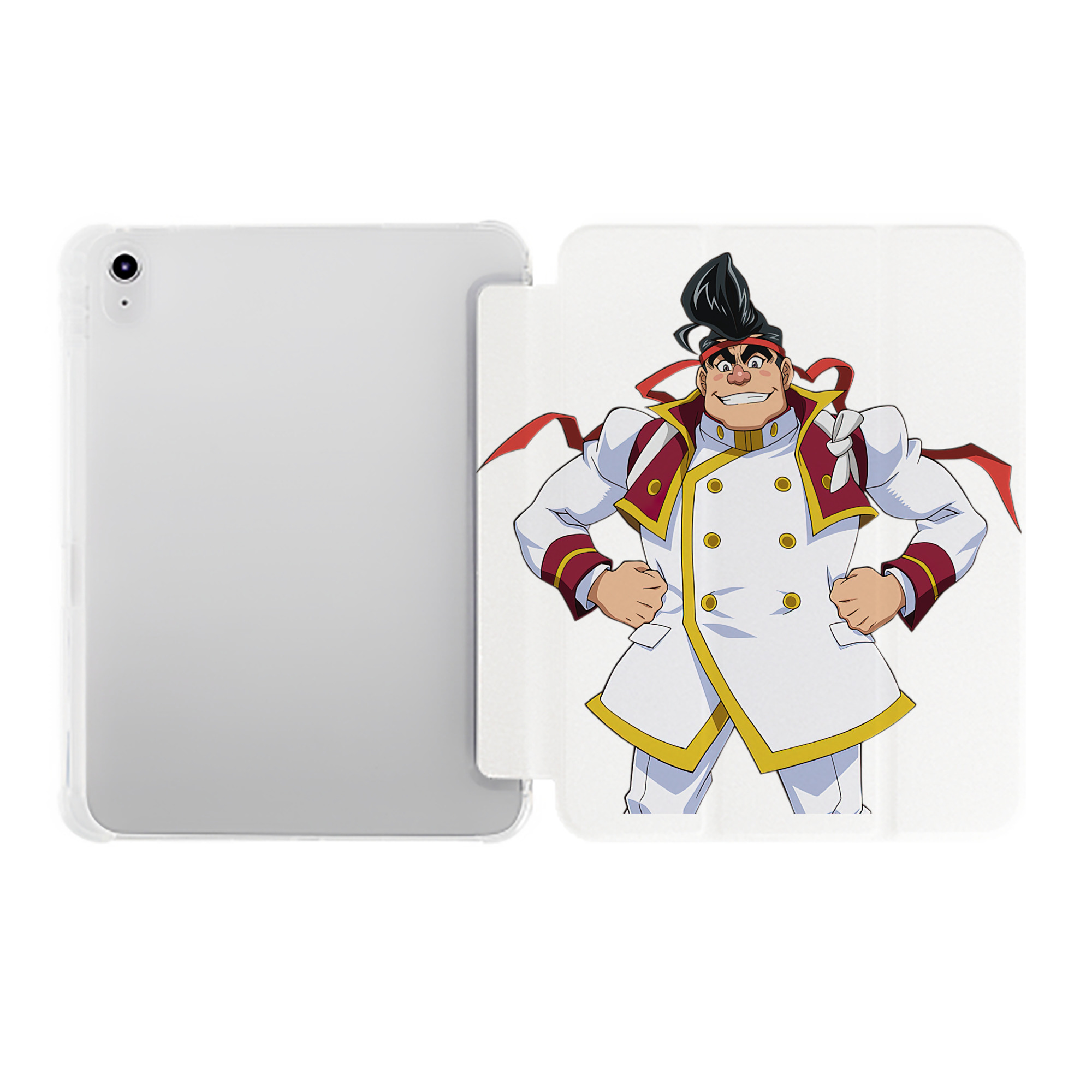 （画像用） 遊☆戯☆王 Yu-Gi-Oh! IPad ケース ペン収納付き 三つ折りスタンド PUレザー×シリコン 対応機種9.5/10.5/10.9インチ